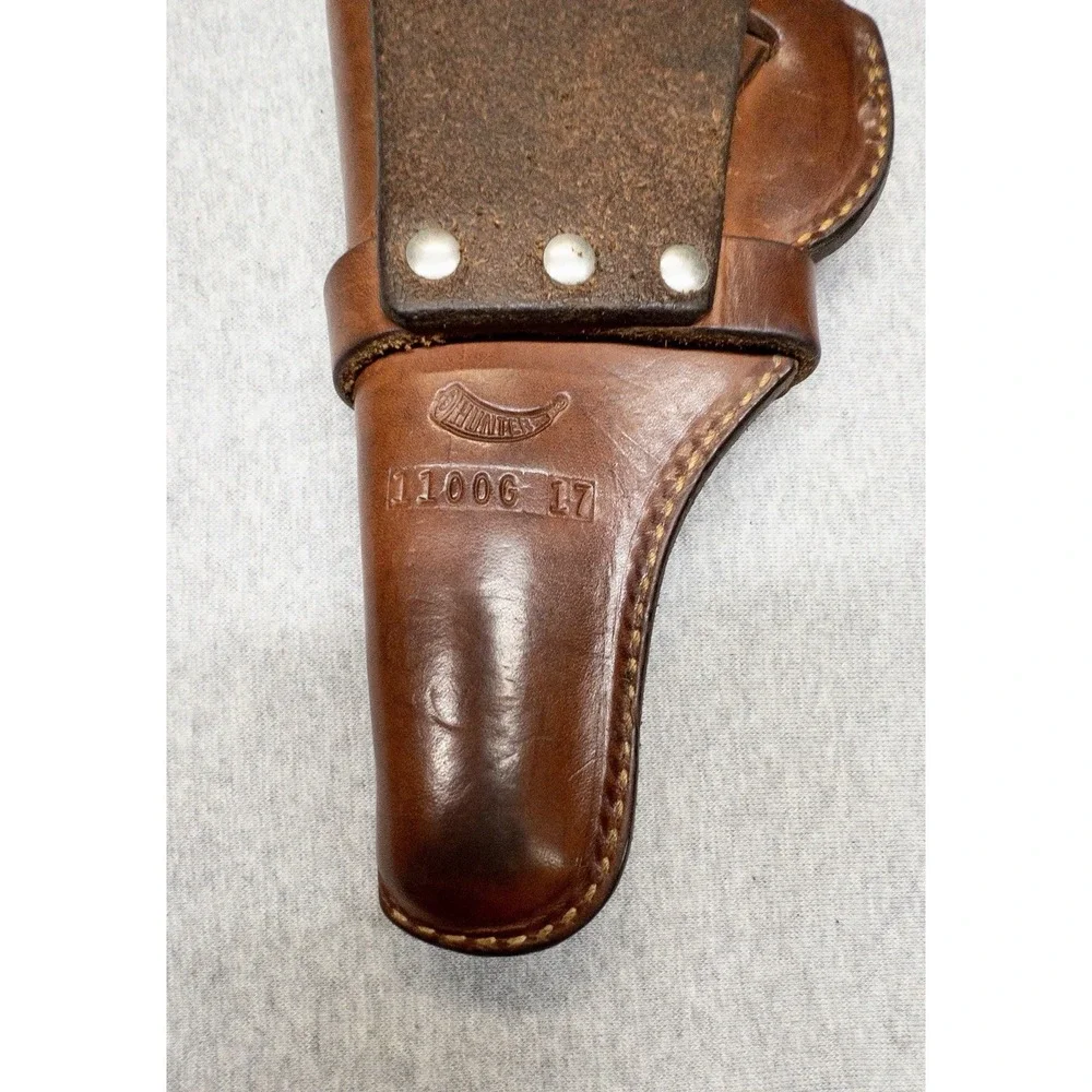 Vtg Hunter 1100G-17‎ Brown Leather Holster Hunting Shooting Sports Tactical